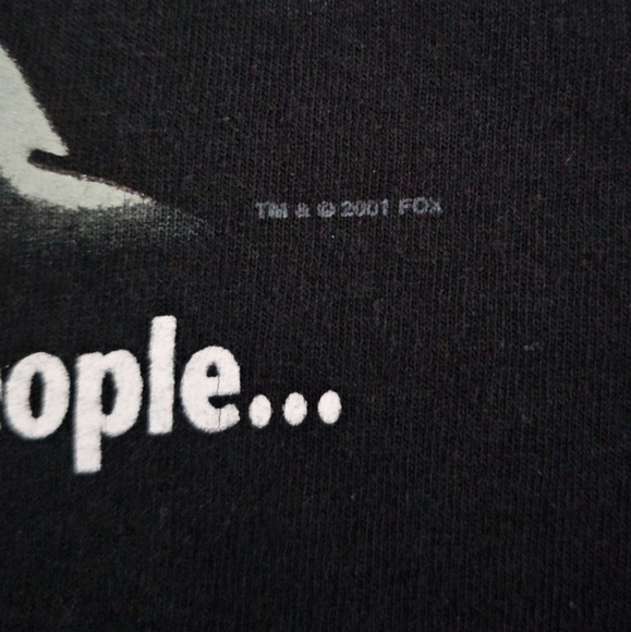 Vintage Y2K Men's 2001 Bart Simpson "I See Dumb People" T-Shirt Size XL - Picture 4 of 9